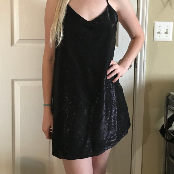 Black sequin cocktail dress SOLD - Picture 4 of 4